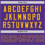 Custom Purple Gold Mesh Authentic Throwback Football Jersey Custom Purple Gold Mesh Authentic Throwback Football Jersey
