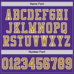 Custom Purple Old Gold-White Mesh Authentic Football Jersey Custom Purple Old Gold-White Mesh Authentic Football Jersey