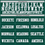 Custom Green White-Gray Mesh Authentic Throwback Football Jersey Custom Green White-Gray Mesh Authentic Throwback Football Jersey
