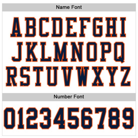 Custom White Navy-Orange Mesh Authentic Football Jersey Custom White Navy-Orange Mesh Authentic Football Jersey