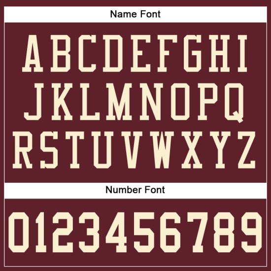 Custom Burgundy Cream Mesh Authentic Football Jersey Custom Burgundy Cream Mesh Authentic Football Jersey