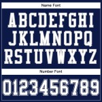 Custom Navy White-Gray Mesh Authentic Football Jersey Custom Navy White-Gray Mesh Authentic Football Jersey