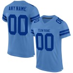 Custom Light Blue Royal Mesh Authentic Football Jersey Custom Light Blue Royal Mesh Authentic Football Jersey