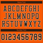 Custom Orange Brown-White Mesh Authentic Football Jersey Custom Orange Brown-White Mesh Authentic Football Jersey