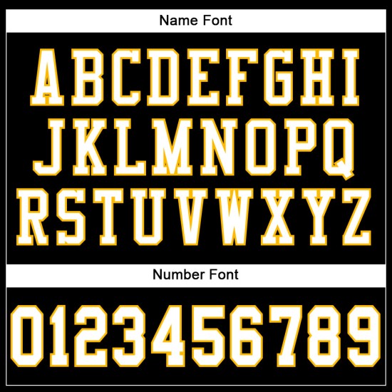 Custom Black White-Gold Mesh Authentic Football Jersey Custom Black White-Gold Mesh Authentic Football Jersey