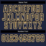 Custom Cream Navy-Gold Mesh Split Fashion Football Jersey Custom Cream Navy-Gold Mesh Split Fashion Football Jersey