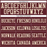 Custom Burgundy Cream Mesh Authentic Football Jersey Custom Burgundy Cream Mesh Authentic Football Jersey