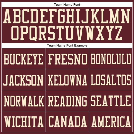 Custom Burgundy Cream Mesh Authentic Football Jersey Custom Burgundy Cream Mesh Authentic Football Jersey