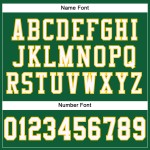 Custom Kelly Green White-Gold Mesh Authentic Football Jersey Custom Kelly Green White-Gold Mesh Authentic Football Jersey