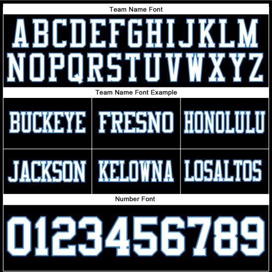 Custom Black White-Powder Blue Mesh Authentic Football Jersey Custom Black White-Powder Blue Mesh Authentic Football Jersey