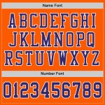 Custom Orange Purple-White Mesh Authentic Football Jersey Custom Orange Purple-White Mesh Authentic Football Jersey